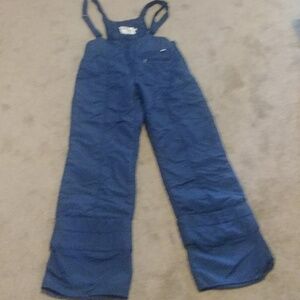 Vintage Sno Rags Bib Mens Ski/Snow Boarding Lined Zip Up Bib Utility Overall